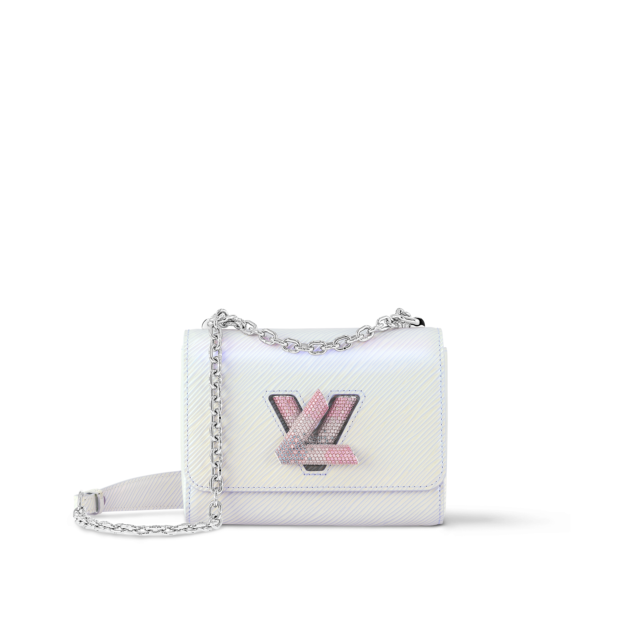 Louis vuitton white epi on sale leather